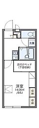 レオパレス第5ひかりハイツ 1Kの間取図画像