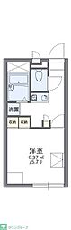 レオパレス宮ノ下 1Kの間取図画像