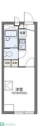 レオパレスクロシェット 1Kの間取図画像