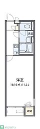 CLEINOサントウソウ 1Kの間取図画像