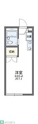 レオパレス中曽根2 1Kの間取図画像