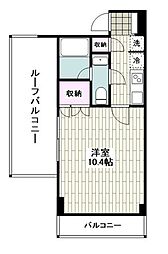 SOUTH・HILL小田原城前 1Kの間取図画像