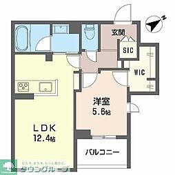 MAISON DE HINODE 1LDKの間取図画像