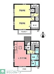 コンフォート175B 2LDKの間取図画像