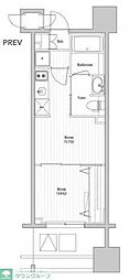 TOPAZ本厚木 1DKの間取図画像