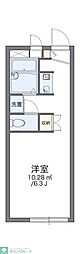 レオパレス御殿 1Kの間取図画像