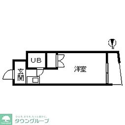 TOP藤沢No.2 ワンルームの間取図画像