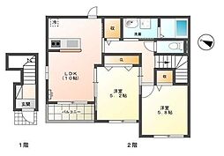 イチリ庵 2LDKの間取図画像
