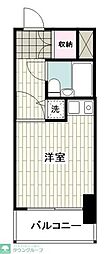ライオンズマンション平塚駅前 ワンルームの間取図画像