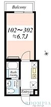 reussite池尻 302 ｜ 東京都世田谷区池尻３丁目18-10（賃貸アパート1K・3階・19.44㎡） その2