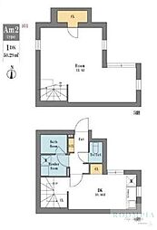 LEGALAND小山 4階1DKの間取り
