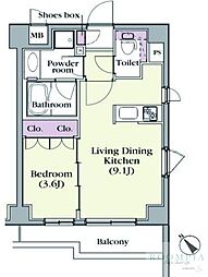 プラチナコート中目黒 2階
