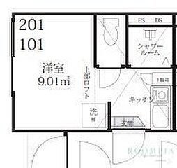 ロンジェスマン三宿 2階