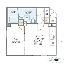 プラティーク旗の台ヒルサイド 2階