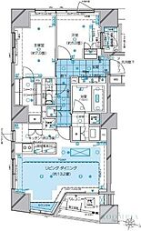 ピアース白金台 2LDKの間取図画像