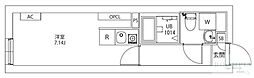 AXIA M-City武蔵小山 ワンルームの間取図画像