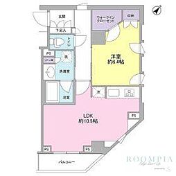 スタイリオ中延駅前 1LDKの間取図画像