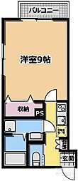プリマヴェーラ 1Kの間取図画像