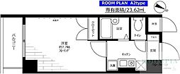 ステージファースト三宿 1Kの間取図画像