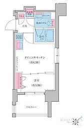 CREVIARXE雪が谷大塚 1DKの間取図画像