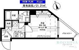 ステージファースト三軒茶屋ASYLCOURT2 1Kの間取図画像