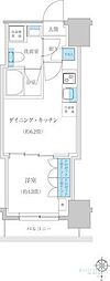 レジディア蒲田プレイス 1DKの間取図画像