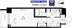 ステージファースト桜新町 1Kの間取図画像