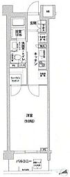 コンフォリア目黒青葉台 1Kの間取図画像