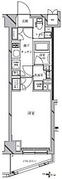 イルフィオーレ都立大学 1Kの間取図画像