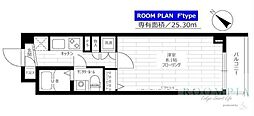 ステージファースト田園調布アジールコート 1Kの間取図画像