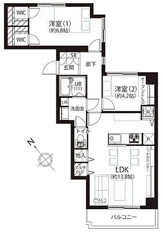 間取り ソーケン日暮里マンション 4階/-