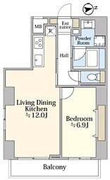 間取図画像 1LDK