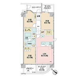 間取図画像 3LDK