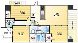 間取図画像 3LDK