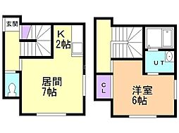 ルシエル 1LDKの間取図画像
