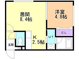 間取図画像 1LDK