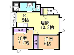 ミレニアム西館 2階/H