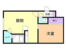 間取図画像 1LDK