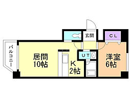 間取図画像 1LDK