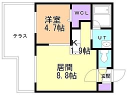 間取図画像 1LDK