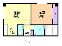 間取図画像 1LDK