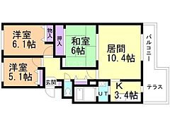 物件の間取り