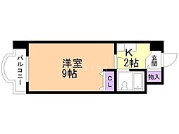 メゾン・ド・グルー 1Kの間取図画像