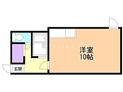 クオリティライフ309 ワンルームの間取図画像