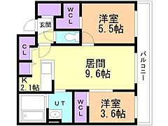 物件の間取り