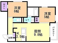 物件の間取り