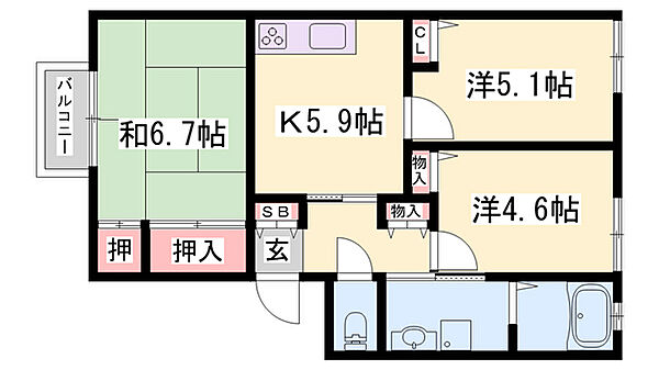 同じ建物の物件間取り写真 - ID:228048671102