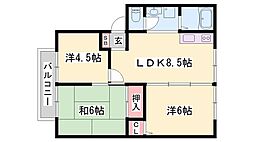 サンフォーレハイツA棟 2階