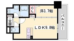 レジデンスh忍町 9階