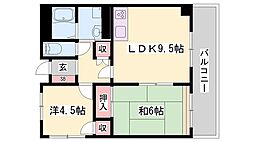 グリーンコスモ田井 2階/-